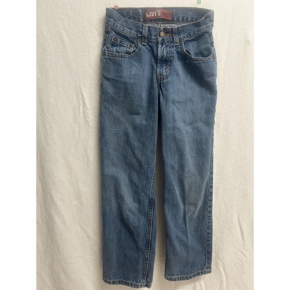 Levi's 550 Kids Sz‎ 10 Slim Regular Denim Jeans 23x25in FREE SHIPPING